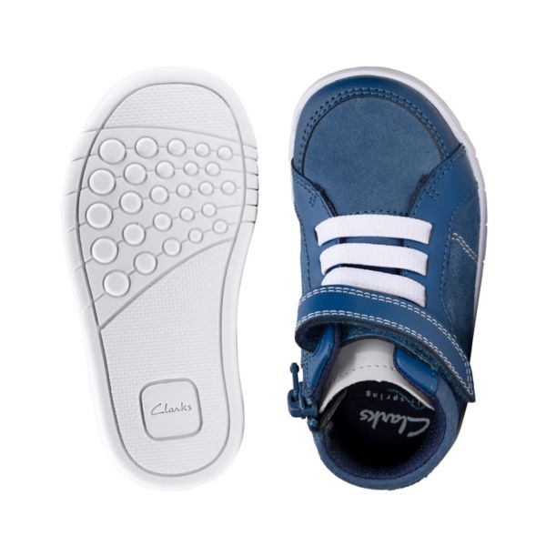 Clarks Girls Emery Beat Toddler Casual Shoes Blue | CA-4576120